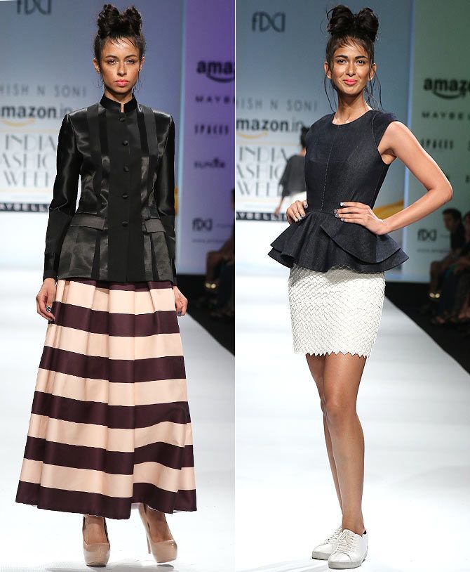 Models in Ashish Soni creations