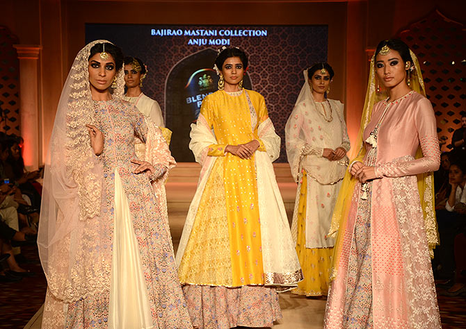 Anju Modi's Bajirao Mastani collection