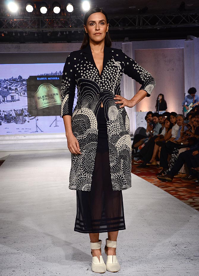 Neha Dhupia for Rahul Mishra