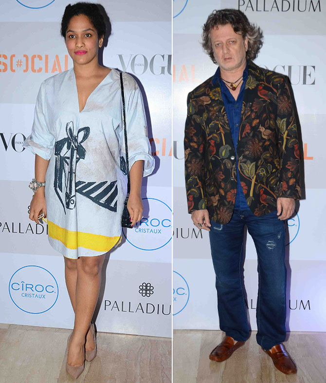 Masaba Gupta and Rohit Bal