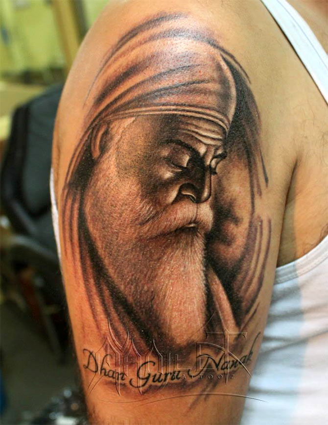 singh_tattooz done great Sikh warrior Hari singh Nalwa's tattoo for more  info follow @singh_tattooz Wtssp or call for any inquiry +91… | Instagram