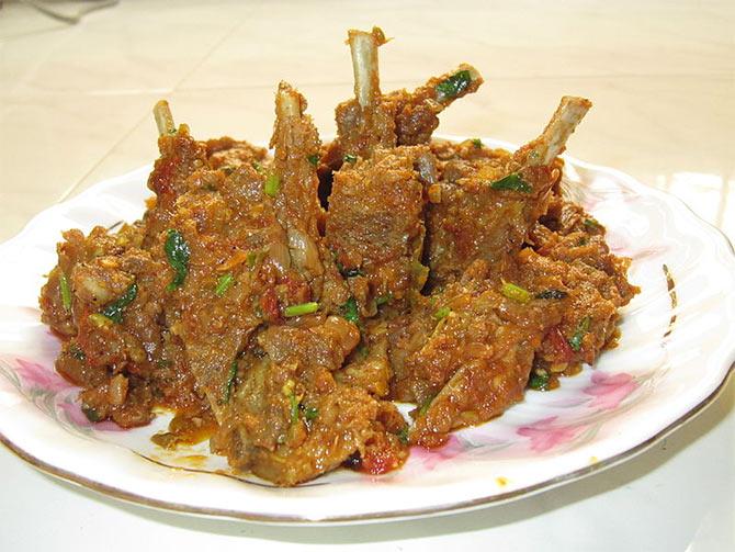 Golden Fried Mutton Chops