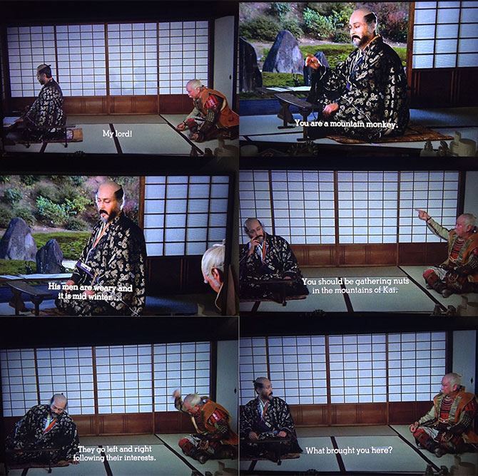 Scenes from Kagemusha, Akira Kurosawa's classic film.