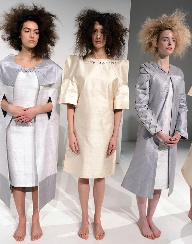 Runa's origami-inspired collection for New York Fashion Week Fall 2016