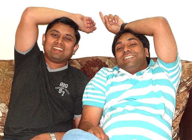 Nikhil Bande (left) and Swapnil Bajpai