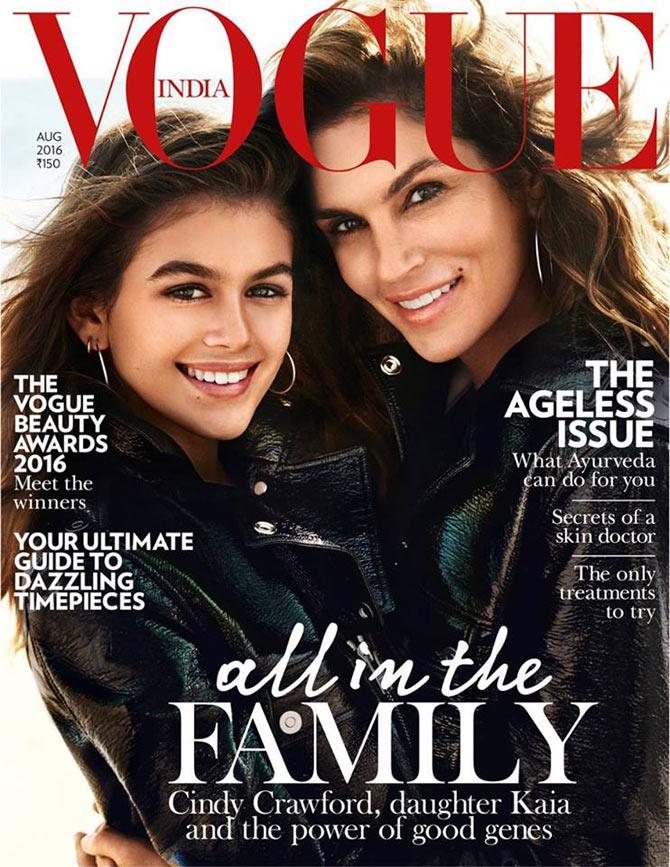 Kaia Gerber and Cindy Crawford