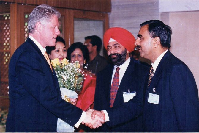 Bill Clinton at the Ashoka