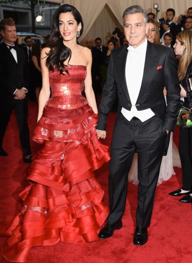 Amal and George Clooney