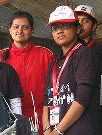 Saachi Khandekar and her team from Cummins College of Engineering for Women, Pune