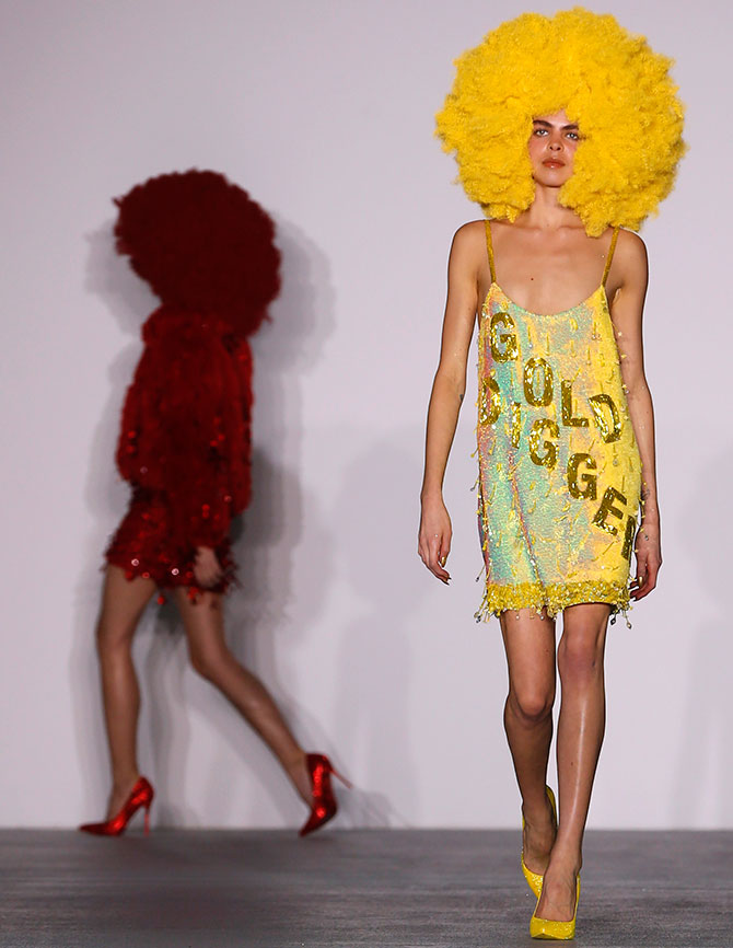 India-born designer Ashish Gupta brings '70s disco fashion on the London  Fashion Week runway - Rediff.com