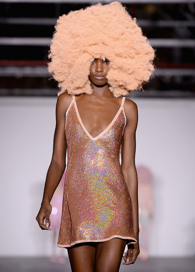 India born designer Ashish Gupta brings 70s disco fashion on the