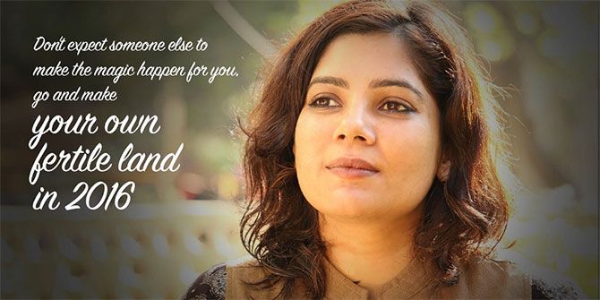 Shradha Sharma urges everyone to make your own fertile land in 2016.