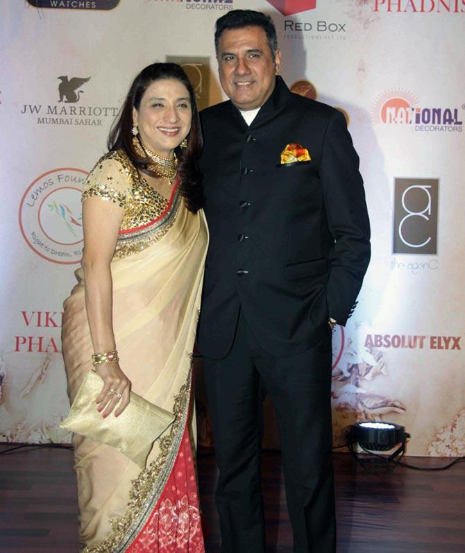 Boman Irani with wife Zenobia Irani