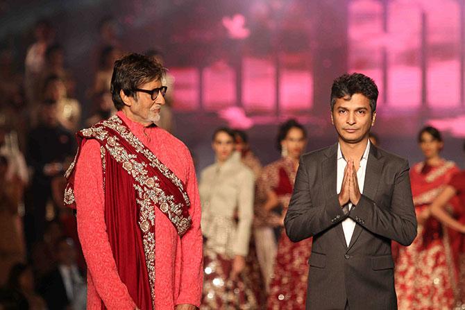 Amitabh Bachchan with Vikram Phadnis