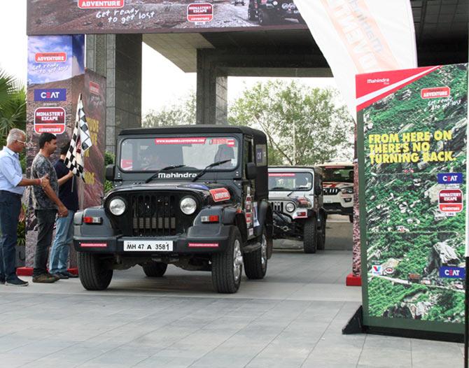 Mahindra Monastery Escape 2016 flag off