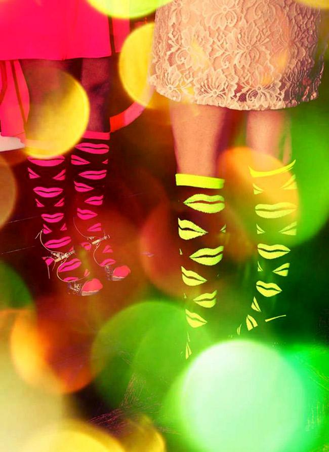 Neon socks