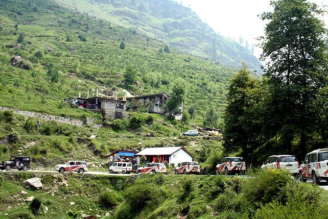 View enroute Solang valley