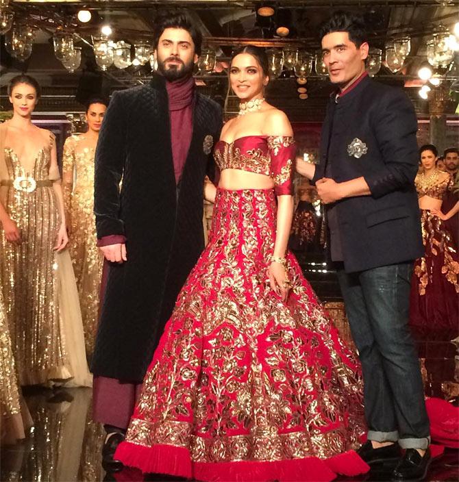 Fawad Khan, Deepika Padukone, Manish Malhotra