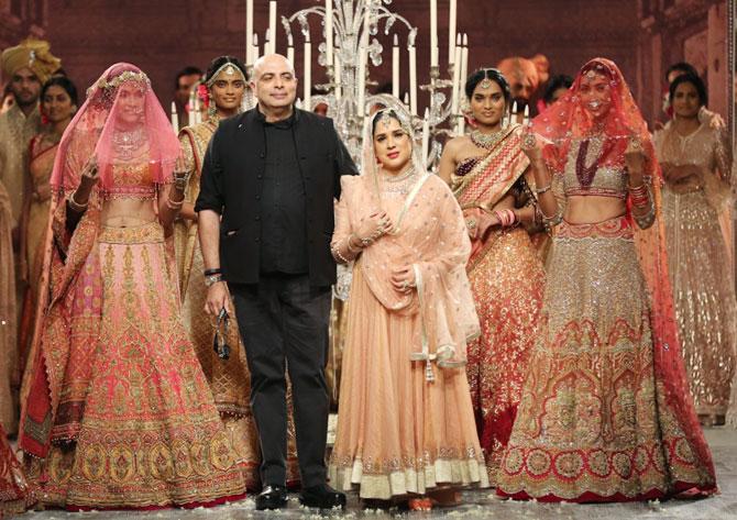 Tarun Tahiliani with Manjari Chaturvedi