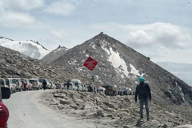 Landslide traffic