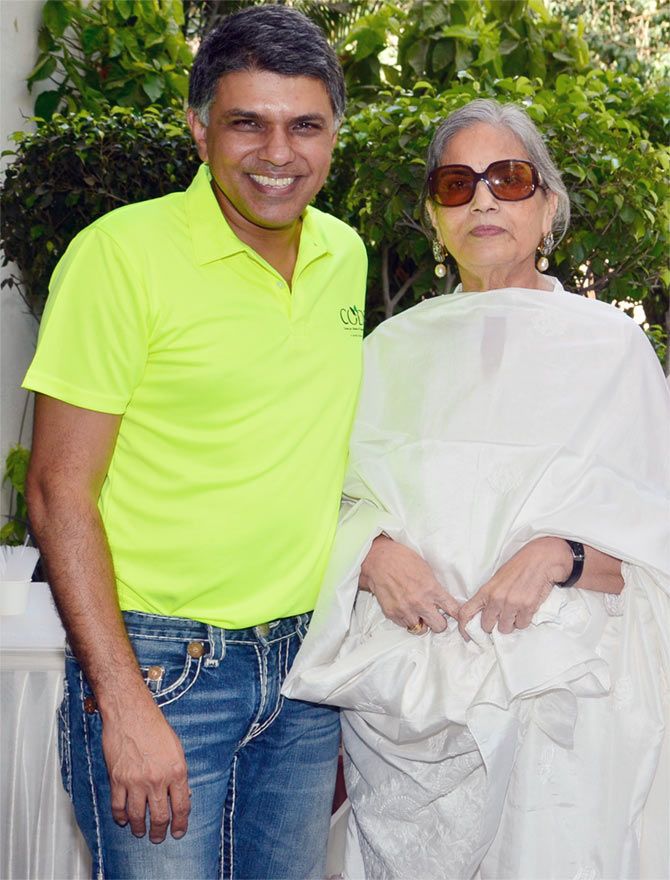 Dr Muffi with Salma Khan 