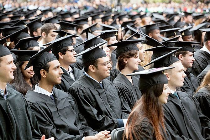 MIT'S graduating class of 2016 listen to Matt Damon's speech