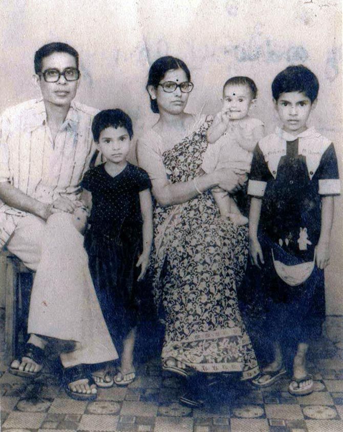 Suchendra Debroy with his family