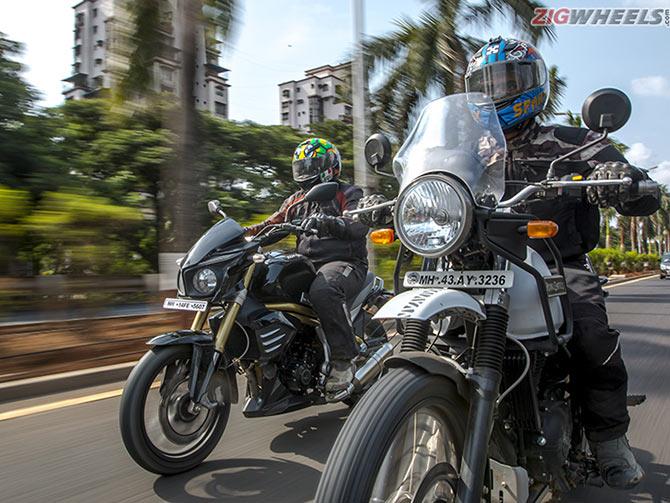 Royal Enfield Himalayan vs Mahindra Mojo