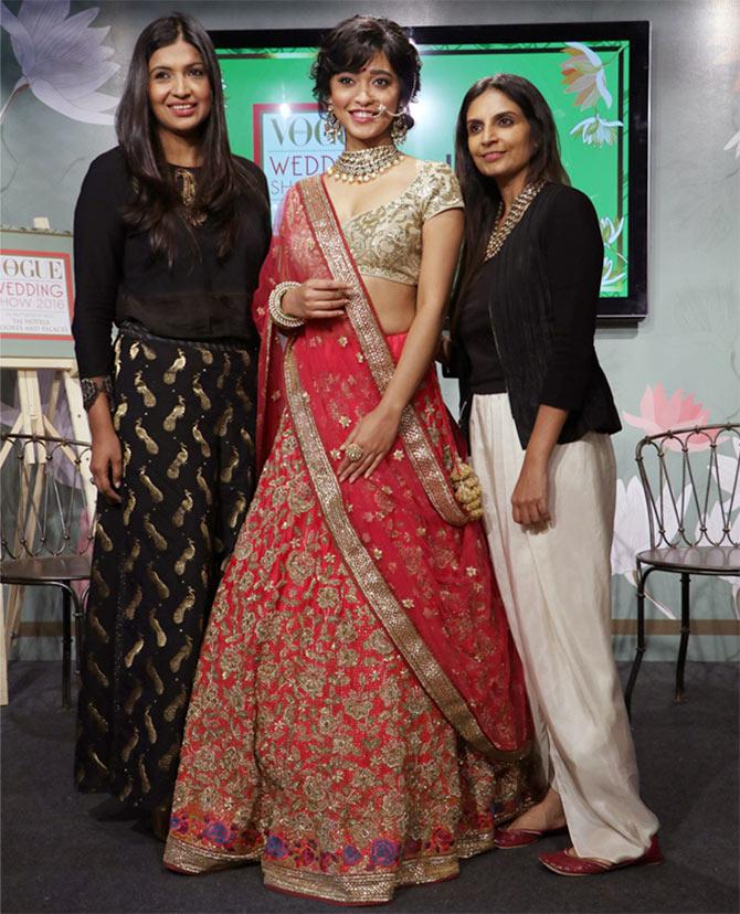 sayani gupta with jade designers
