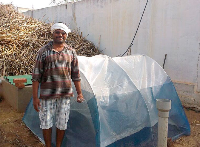 A biogas plant