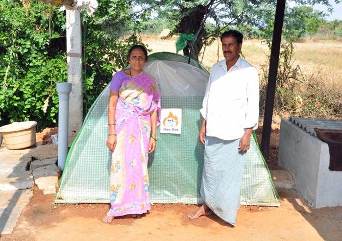 A biogas plant