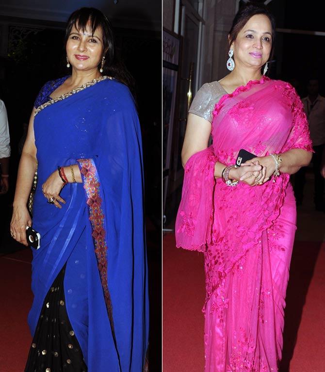 Poonam Dhillon and Smita Thackeray