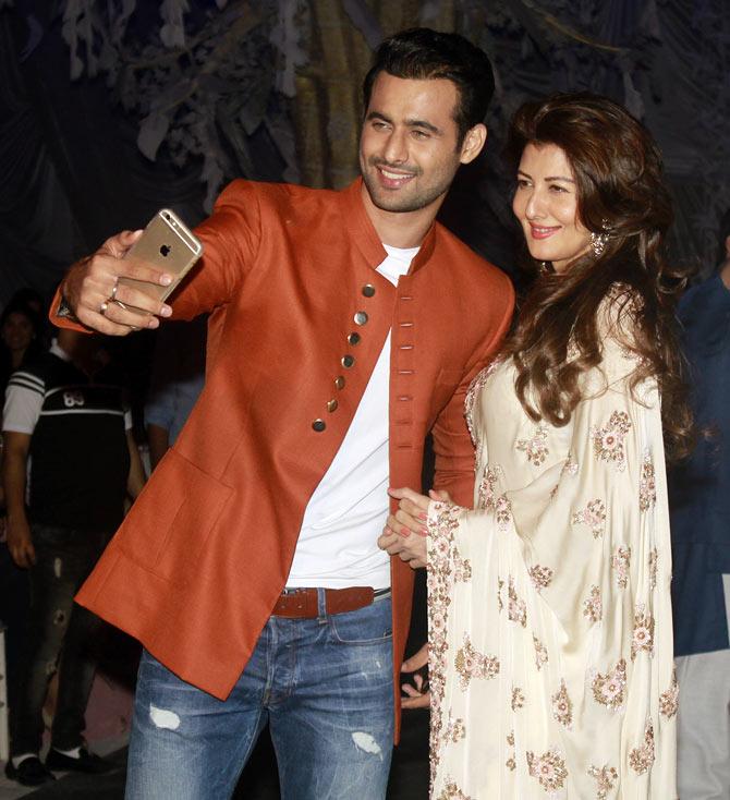 Freddy Daruwala with Sangeeta Bijlani