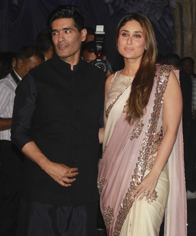 Kareena Kapoor with Manish Malhotra