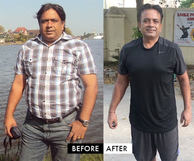 Kanti Memani lost 25 kilos in 18 months
