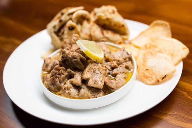Creamy Lemon Pepper Chicken with Paratha and Potato Wafers by Chef Nidhi Mahajan