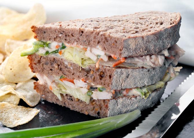 Multigrain Yogurt Coleslaw Sandwich