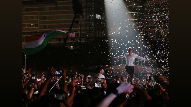 The Coldplay concert in Mumbai in November 2016/Hitesh Harisinghani/Rediff.com