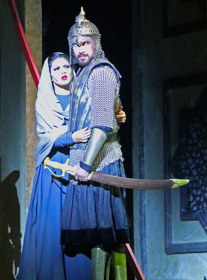 Anarkali and Salim in the Play