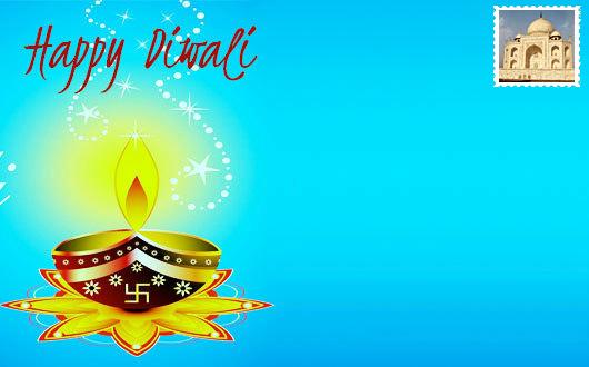 Diwali postcard