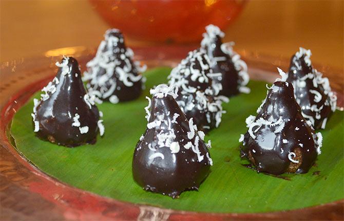 Chocolate Truffle and Mawa Modak