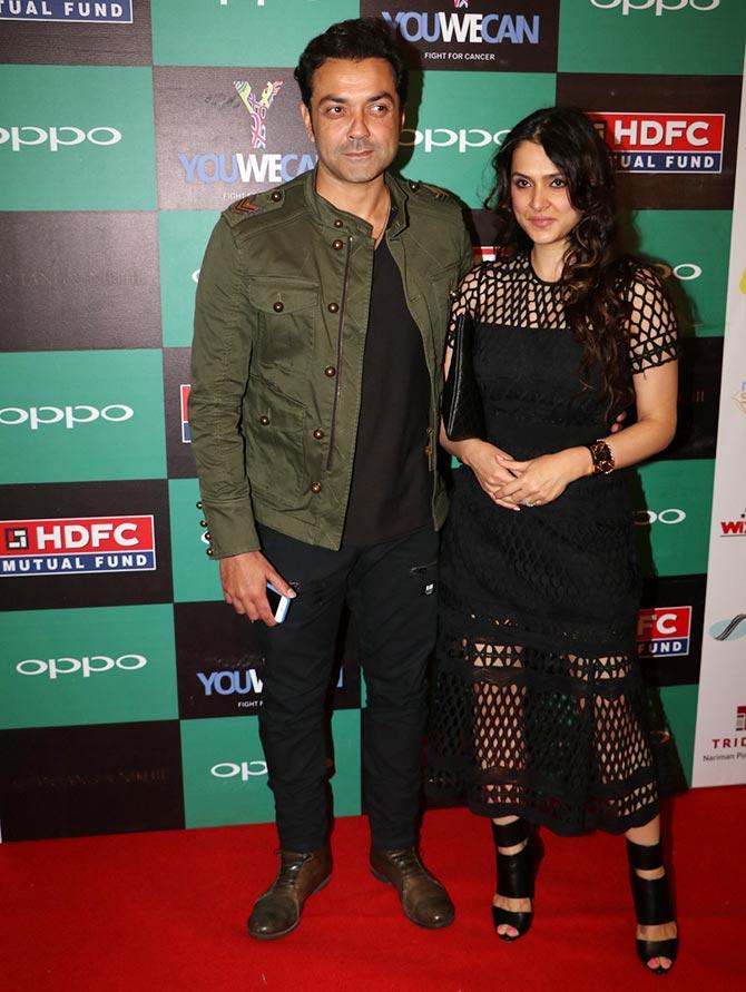 Bobby Deol and Tanya Deol