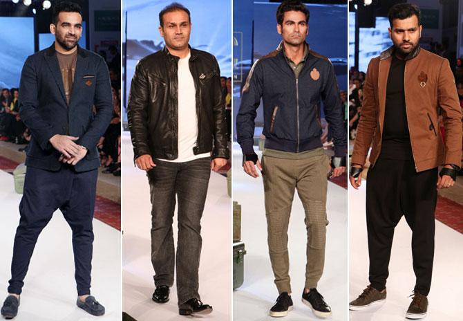 Zaheer Khan, Virender Sehwag, Mohammad Kaif, Rohit Sharma