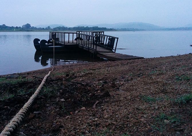 The jetty on the Kabini River