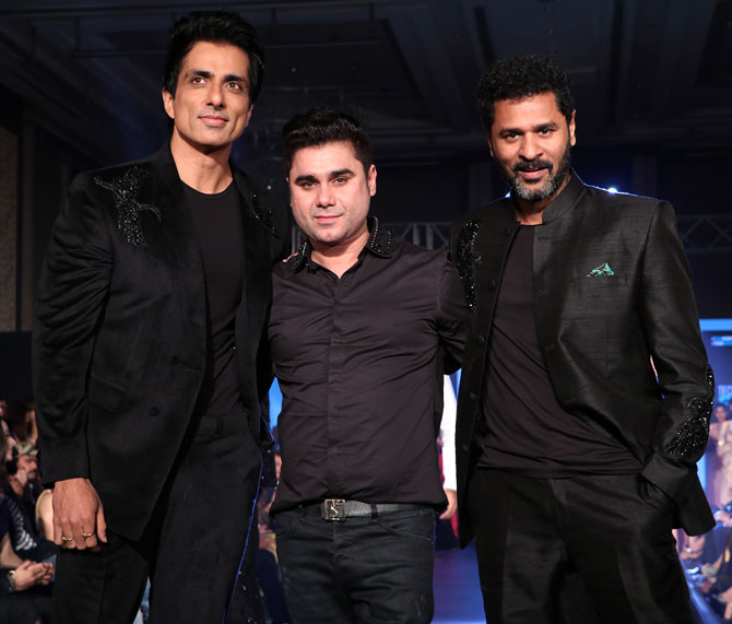 Sonu Sood, Rajat Tangri, Prabhu Deva