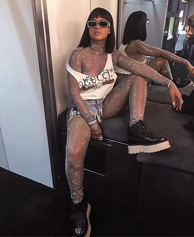 Stylish or bizarre: What was Rihanna thinking? - Rediff.com