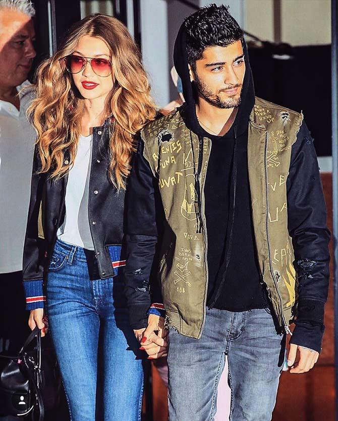 Gigi Hadid and Zayn Malik