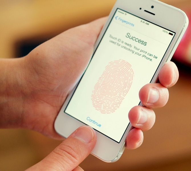 Phone fingerprint sensor