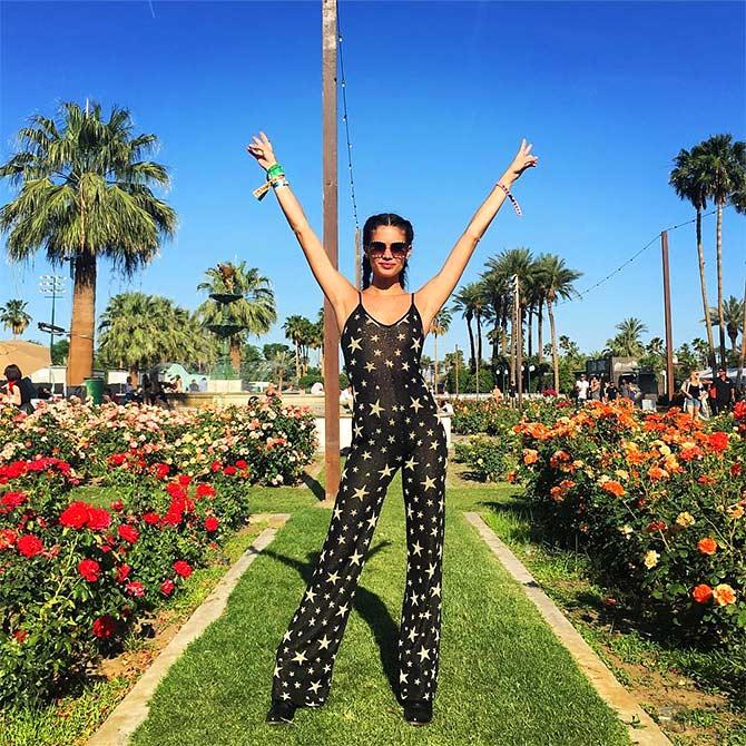 Sara Sampaio at Coachella 