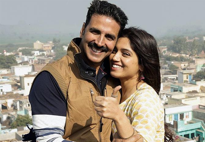 Akshay Kumar and Bhumi